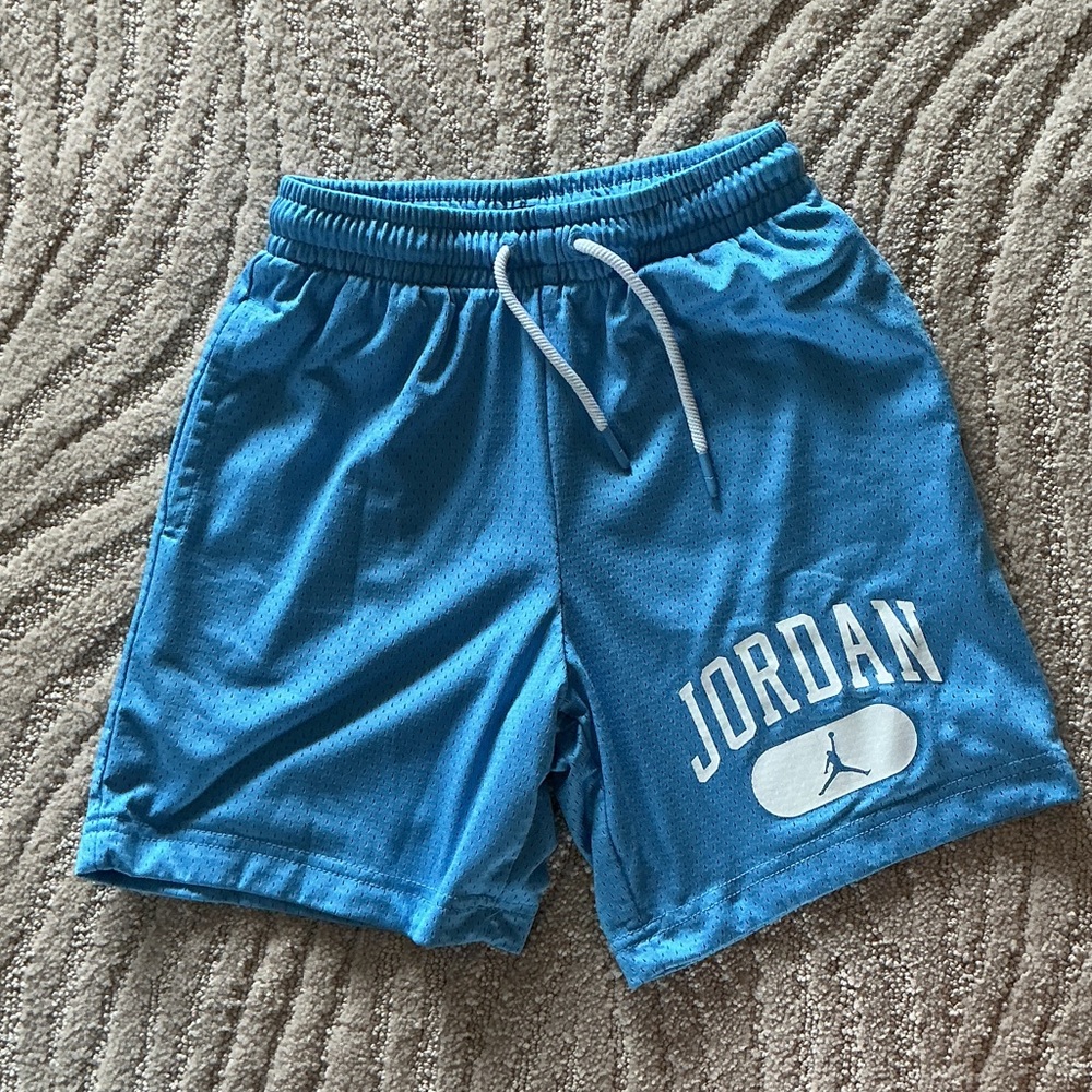 Jordan Sky Blue Mesh Shorts Carolina Blue